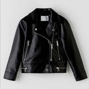 Faux Leather Motorcycle Jacket